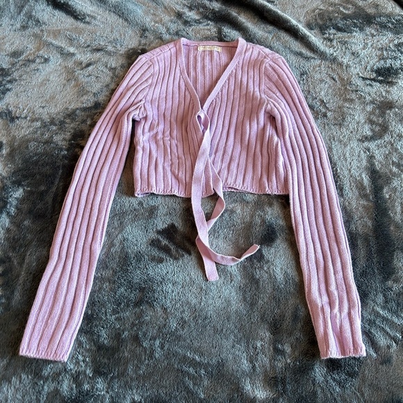 Sexy Y2K Purple Cardigan - Picture 3 of 7